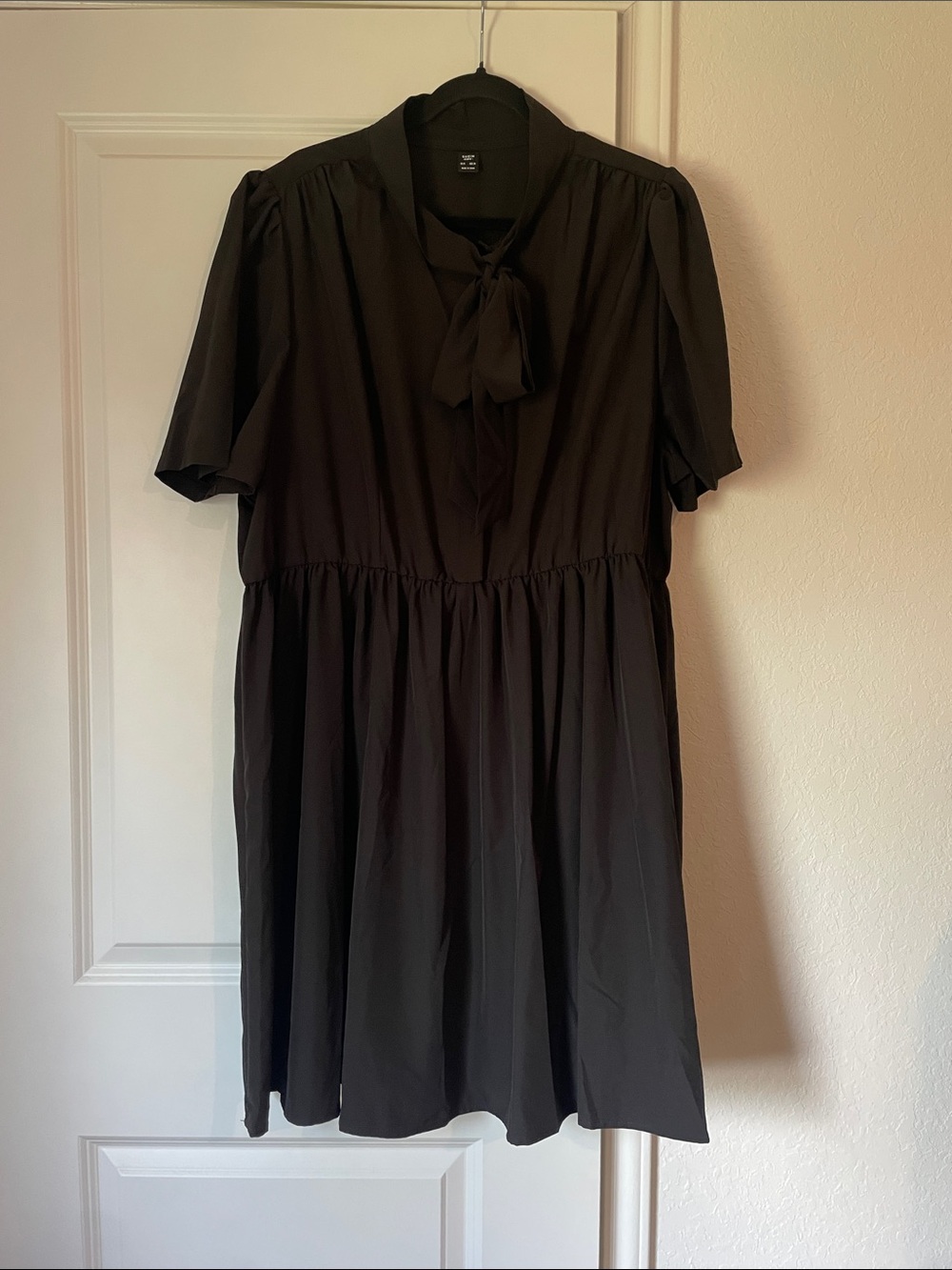 SHEIN Curve Black Shirt Dress